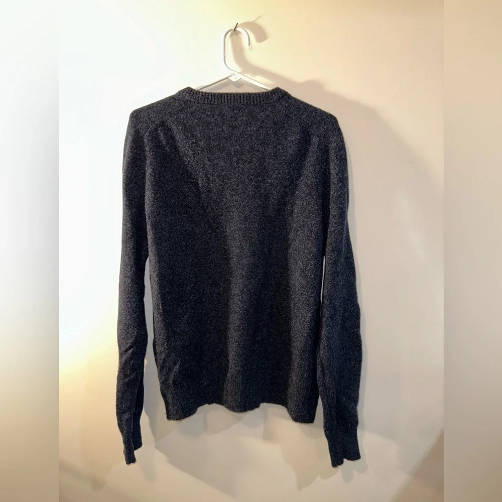 J.Crew Lambswool V-Neck Sweater - Blue, Size L